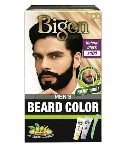Mens Beard Colour Natural Black B101