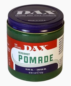 Dax Bergamot Styling Pomade With Olive And Castor Oil